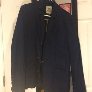 Blue Button Up Men’s Timberland Jacket